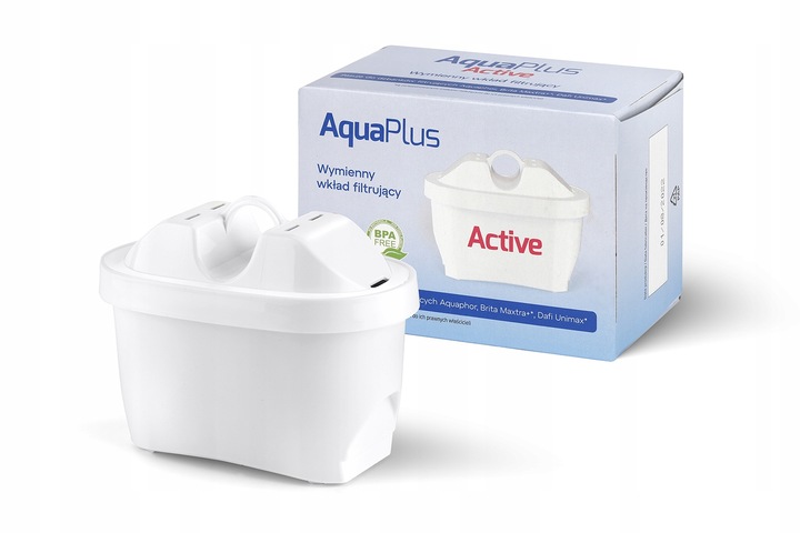 Filtr Aquaplus Active wkład do dzbanka filtrującego wodę 10 szt.
