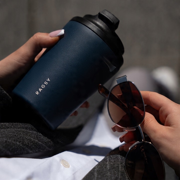 Kubek Termiczny ze stali nierdzewnej BPA FREE Simply Cup 340 ml - Ink Blue