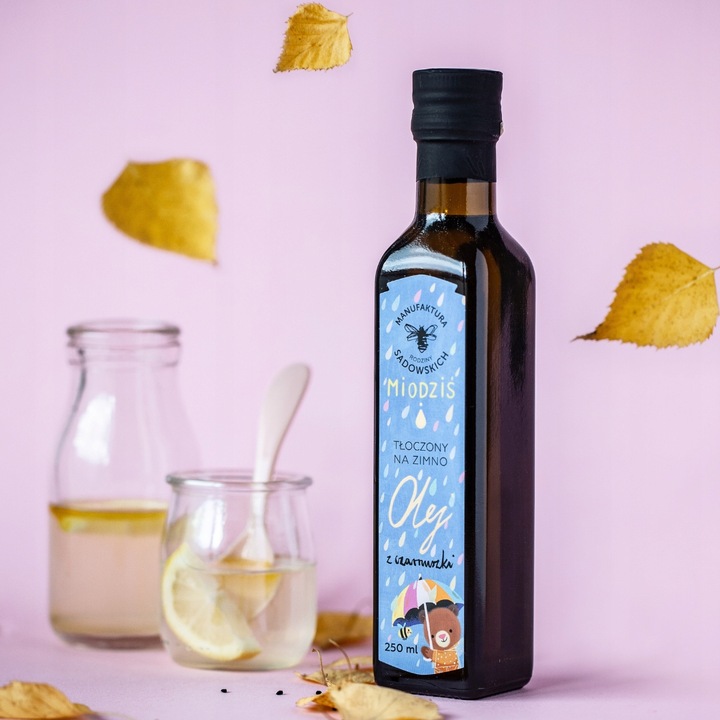 Miodziś Olej z czarnuszki dla dzieci 250 ml