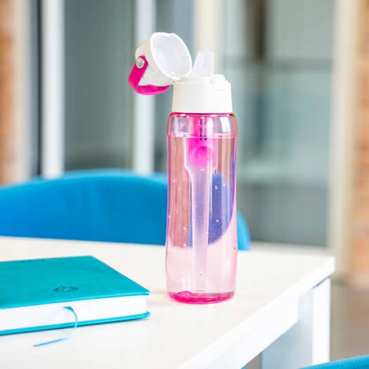 Butelka Dafi SOLID 0,5L z wkładem filtrującym (szafirowa) BARWIONY KORPUS