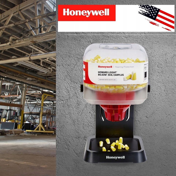 Dozownik Zatyczek do Uszu Stoperami Honeywell HL400 Plus Zatyczki 400 Par