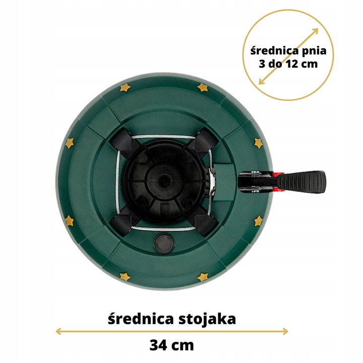 Stojak choinkowy Kamai START 2 do drzewka 2,5 m.