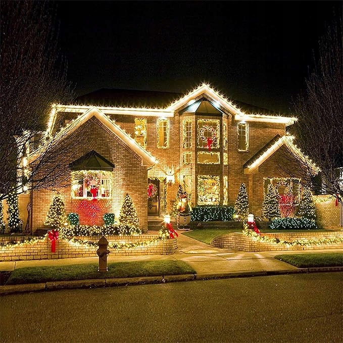 LAMPKI CHOINKOWE 500 LED ZEW/WEW BIAŁE CIEPŁE + FLASH