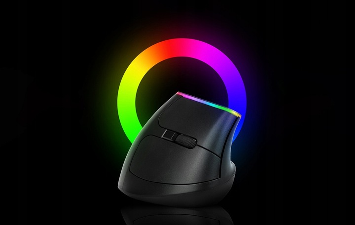 BEZPRZEWODOWA MYSZ PIONOWA DELUX M618DB BLUETOOTH 2.4G 4000DPI RGB