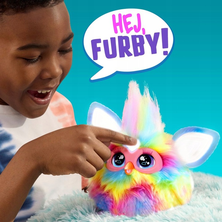 Hasbro FURBY 2.0. Interaktywna Maskotka Tęczowa PL F8900