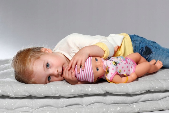 Baby born Lalka Interaktywna Lena 7 Funkcji Bobas Niemowlę Dziewczynka