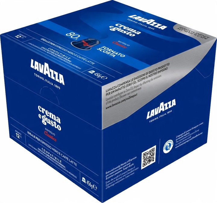 Kapsułki NESPRESSO LAVAZZA Crema Gusto CLASSICO 80