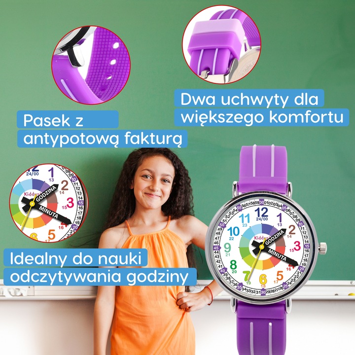 Kiddus Nauczyciel Czasu Polski Fioletowy