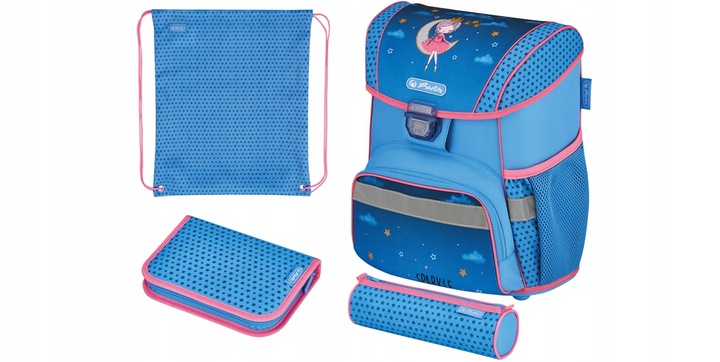 TORNISTER SZKOLNY HERLITZ LOOP PLUS MOON LADY ZESTAW KLASA 1-3