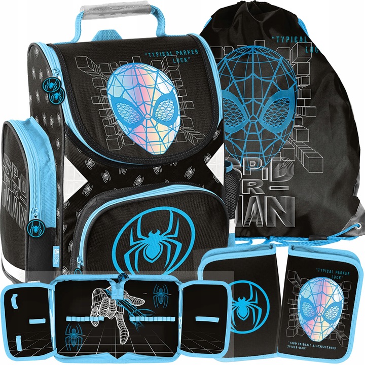 TORNISTER SZKOLNY SPIDERMAN ZESTAW 3el PASO MARVEL