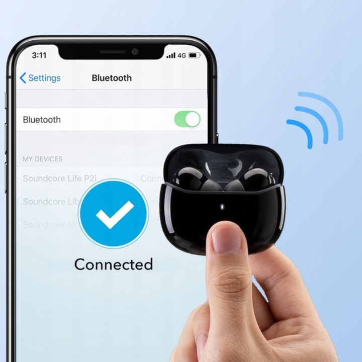 Słuchawki bezprzewodowe Soundcore R50i Bluetooth 5.3 Czarne