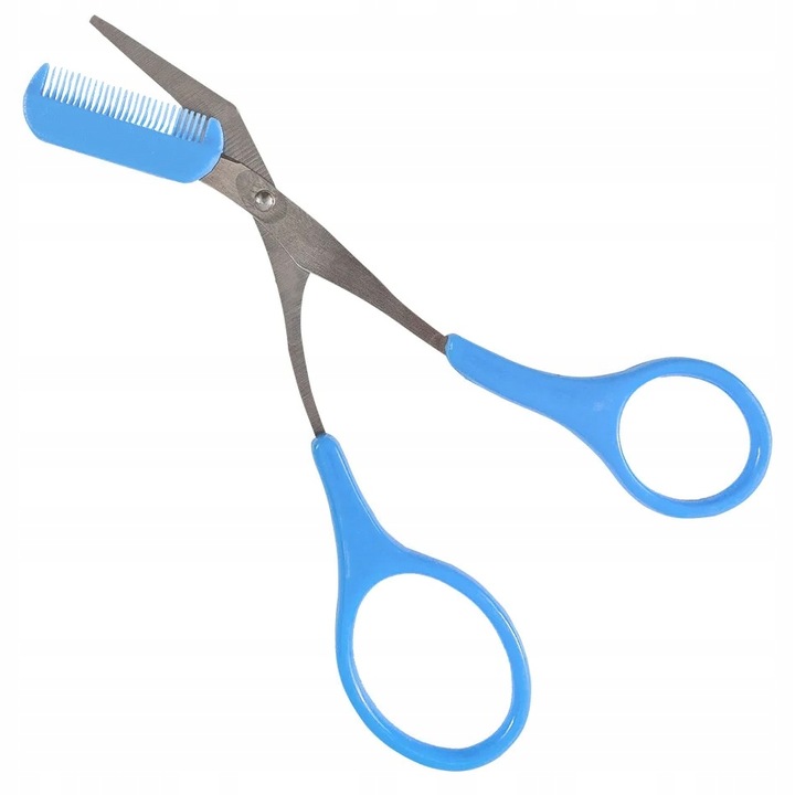 Nożyczki Do Stylizacji Regulacji Brwi z Grzebykiem