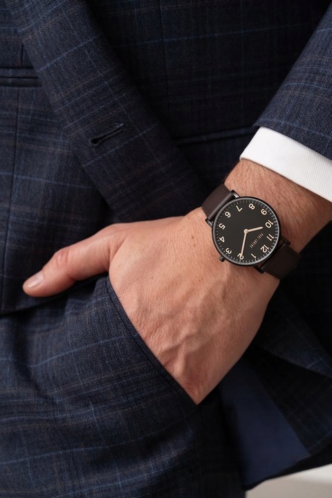 Zegarek męski Paul Lorens ERIN SLIM idealny do garnituru - CYFRY +GRAWER