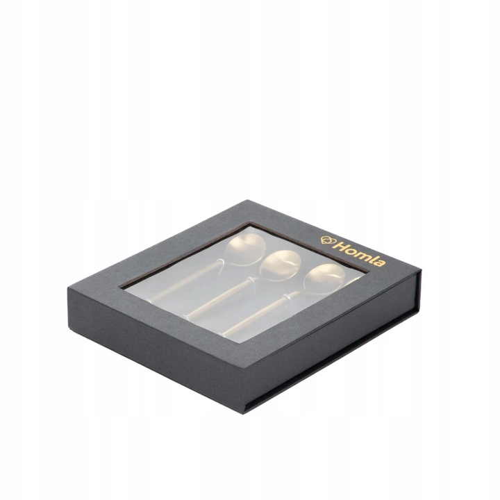 Zestaw łyżeczek NOIA złotych 4 szt. HOMLA