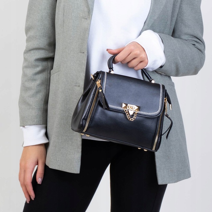 Alessio TOREBKA elegancka listonoszka DAMSKA KUFEREK na ramię miejska