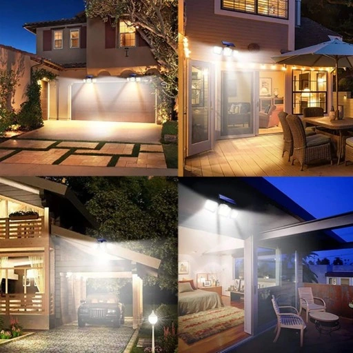 LAMPA Z PANELEM SOLARNA ULICZNA HALOGEN LED SMD