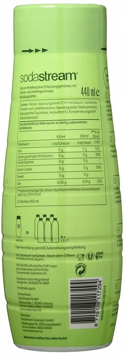 Syrop SodaStream 7up Free, Pepsi Max 2x440ml