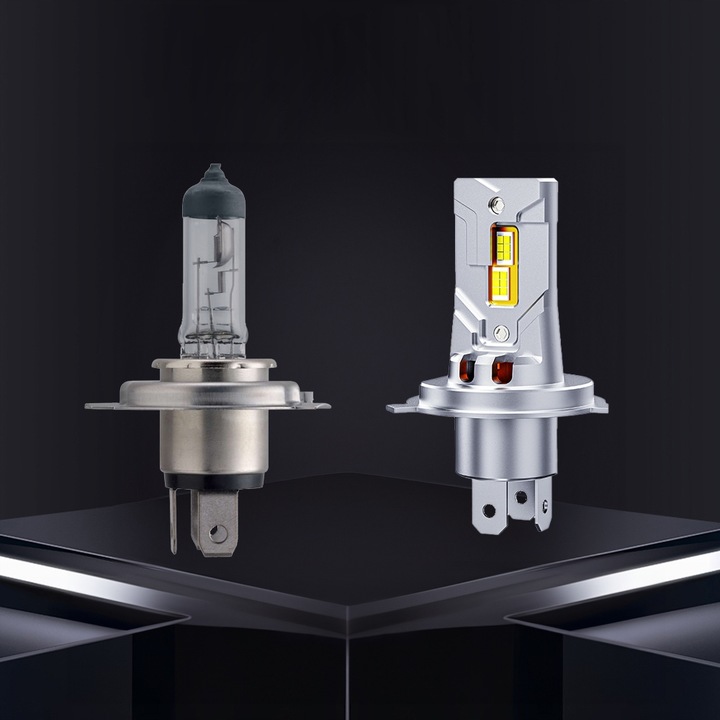 ŻARÓWKI LED H4 RETROFITY 1 do 1 5500K SUPER WHITE