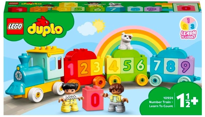 LEGO Duplo 10954 Pociąg z cyferkami + Torba Lego Prezent