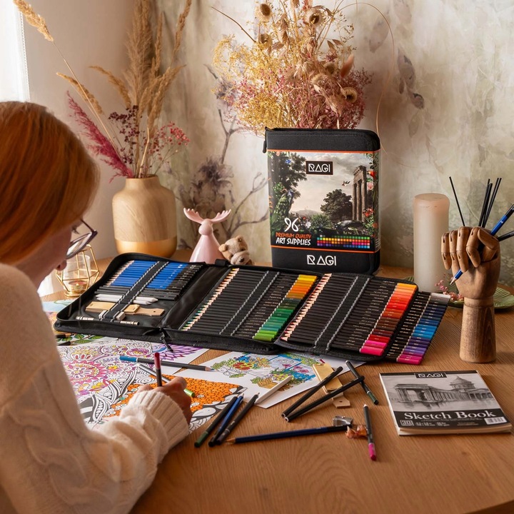 Zestaw Kredek Ołówkowych ARTYSTYCZNE PROFESJONALNE 100 Elementów