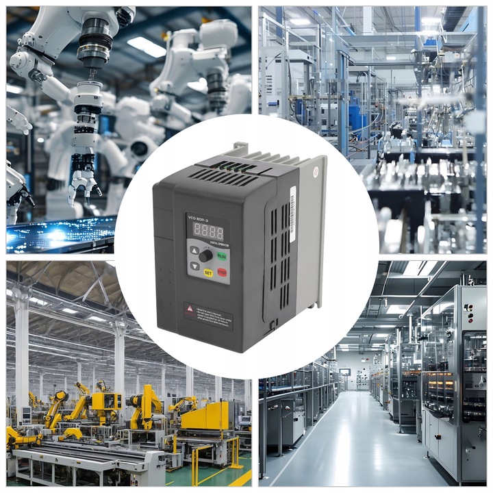 3PH 380V Sterowanie prędkością silnika fazowego VFD Inverter 2.2KW 5.8A