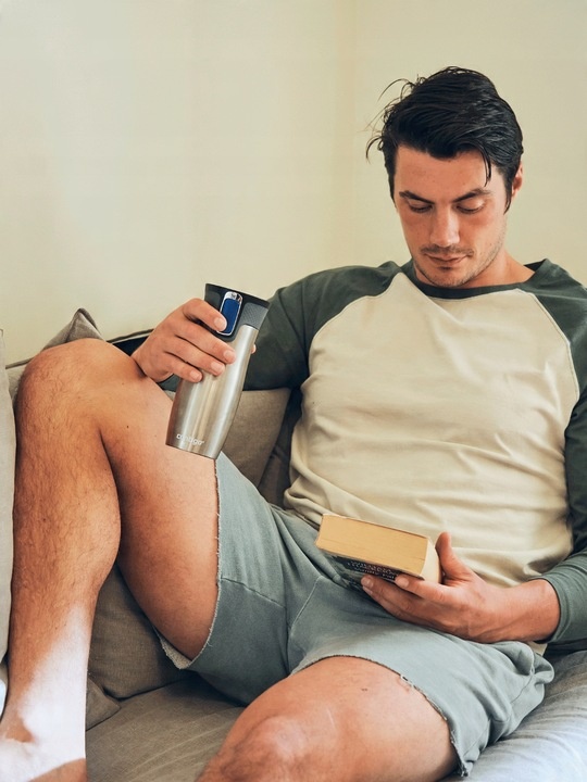 Kubek termiczny Contigo West Loop 2.0 470ml - stalowy