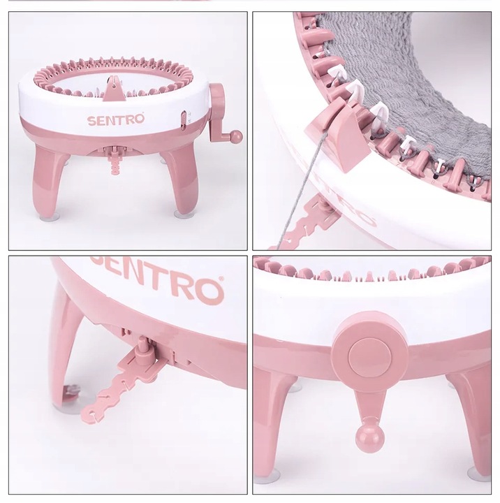 MASZYNA DZIEWIARSKA DO ROBIENIA NA DRUTACH WRZECIONO 48 IGIEŁ ZESTAW MŁYNEK