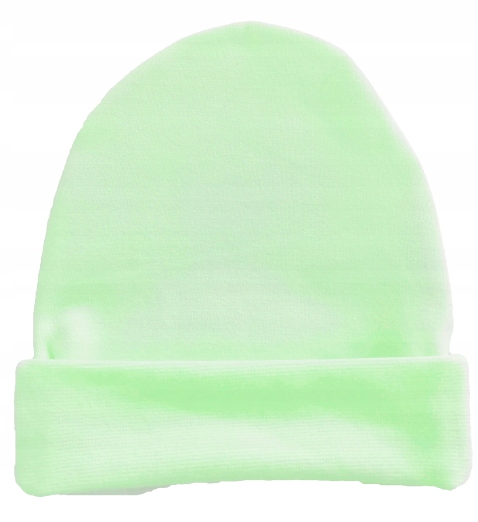 Czapeczka Niemowlęca Noworodków Dziecięca 100% BAW