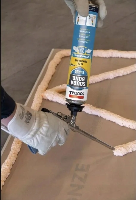 12x Soudal Soudabond Turbo Szybkoschnący Minuta Pianoklej Budowlany 750ml