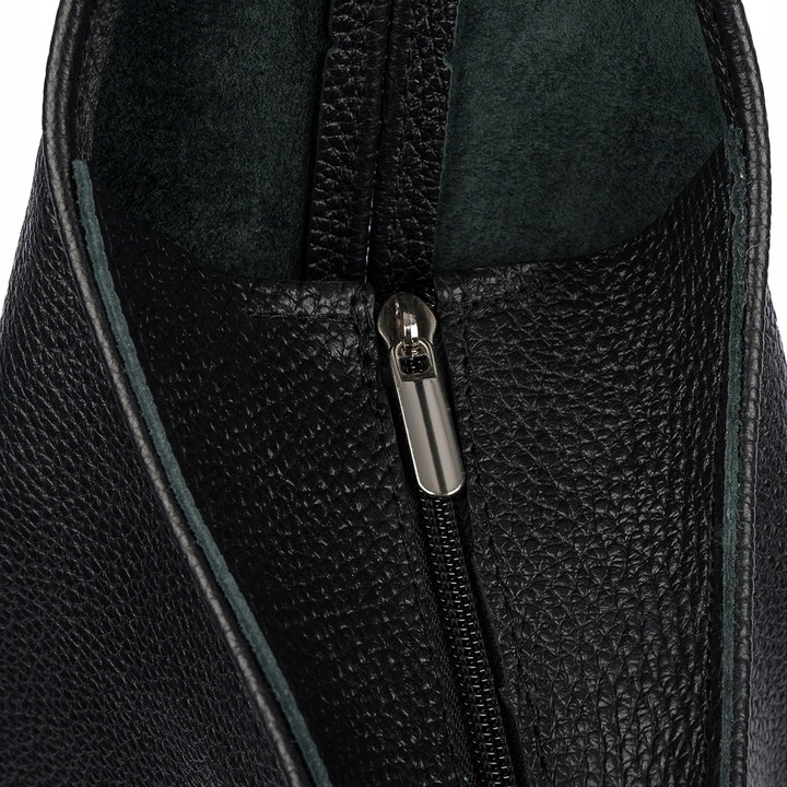 Torebka skórzana damska duża A4 shopperka klasyczna na ramię włoska skóra