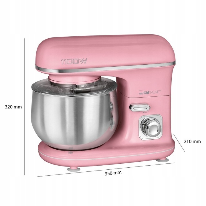 ROBOT KUCHENNY PLANETARNY BLENDER MIKSER UGNIATARKA 1100W 5L 3 MIESZADŁA