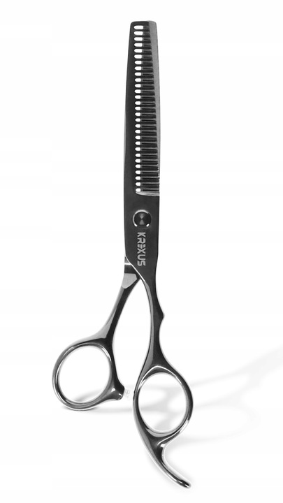 Profesjonalne Nożyczki do Strzyżenia Psów Kotów Czarne Zestaw Etui Grzebień