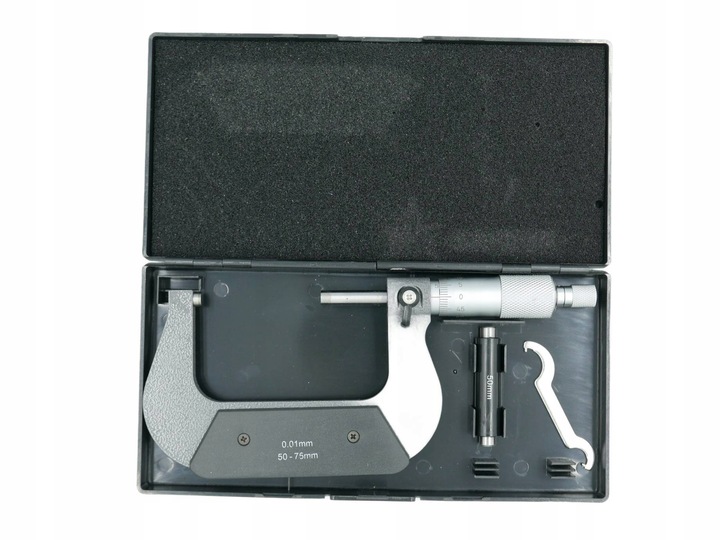 MIKROMETR ŚRUBA MIKROMETRYCZNA MIKROMIERZ ANALOGOWY ZEWNĘTRZNY 50-75 MM