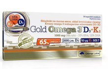 OLIMP Gold Omega 3 D3+K2 - 30 kapsułek