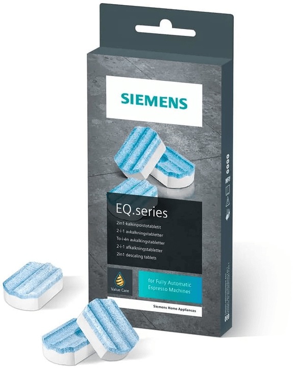 Odkamieniacz w tabletkach ekspresu Siemens TZ80002