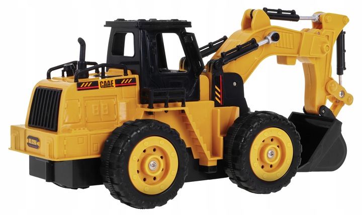 duża KOPARKA ZDALNIE STEROWANA koparko-ładowarka zabawka dla dzieci PILOT