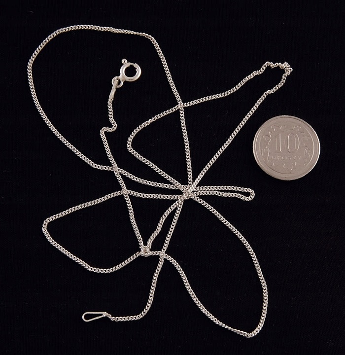 Łańcuszek srebrny ag 925 Pancerka (30) fl180 50 cm