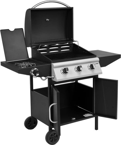 GRILL GAZOWY OGRODOWY 12,8 kW 4 PALNIKI PÓŁKI LUND