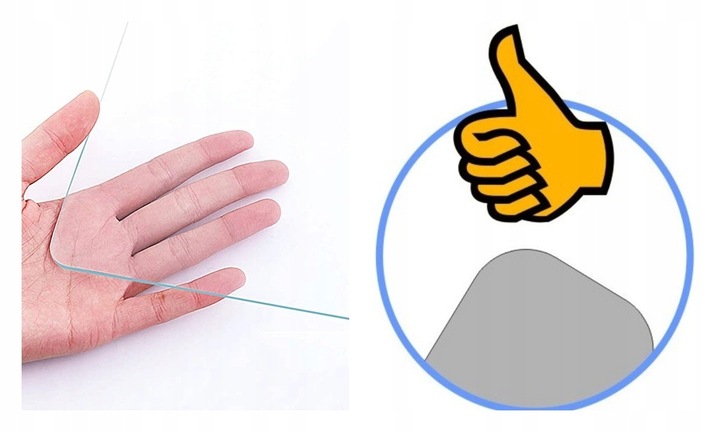 MATA PODKŁADKA NA BIURKO PRZEŹROCZYSTA 50X70 cm PC