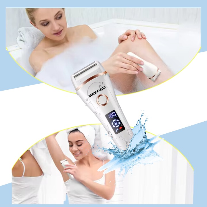 GOLARKA DAMSKA depilator trymer maszynka do ciała bikini nóg pach 3 w 1 USB