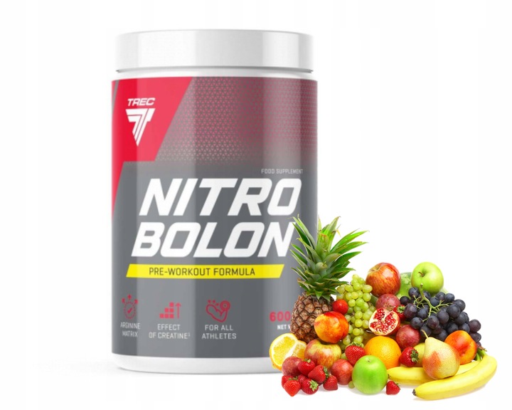 TREC odżywka NITROBOLON ENERGIZER 600g POMPA STACK