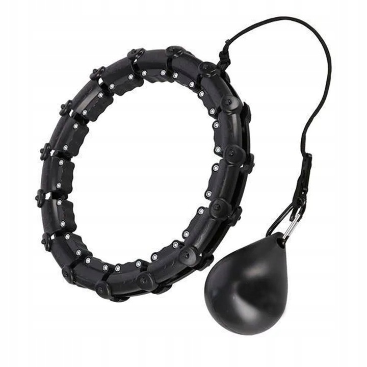 HULA HOP ODCHUDZAJĄCE Z OBCIĄZENIEM WYPUSTKI MASAŻER METALOWE ŁOŻYSKA SMART