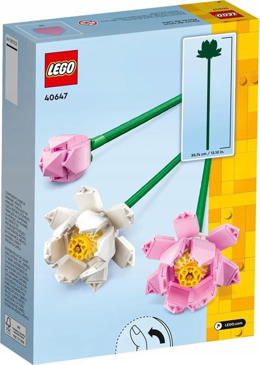KLOCKI LEGO 40647 KWIAT LOTOSU KWIATY BUKIET NOWE PREZENT DLA NIEJ + TORBA