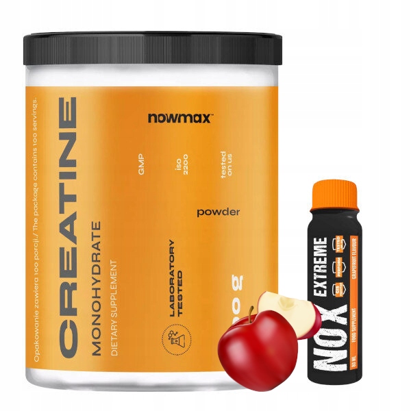 nowmax CREATINE MONOHYDRATE 500 g KREATYNA SIŁA