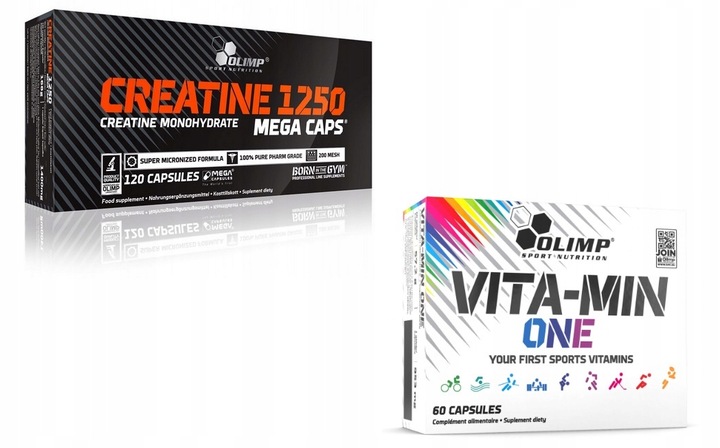 OLIMP CREATINE 120C MONOHYDRAT KREATYNA + WITAMINY