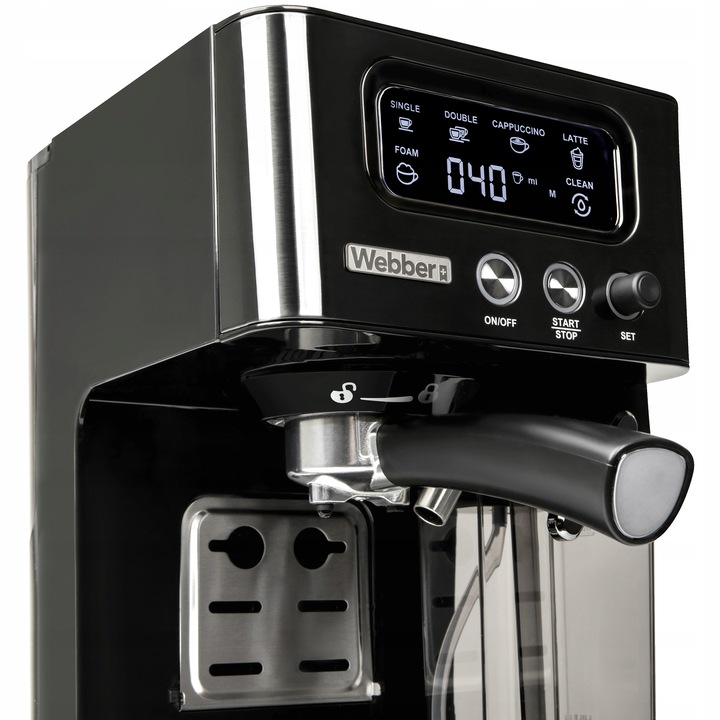 EKSPRES DO KAWY CIŚNIENIOWY KOLBOWY PÓŁAUTOMATYCZNY WEBBER 15 BAR M5