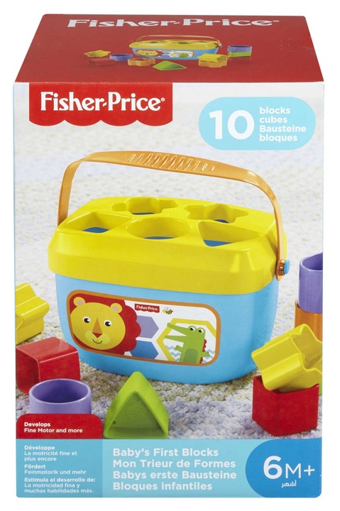 FISHER PRICE Pierwsze klocki malucha FFC84