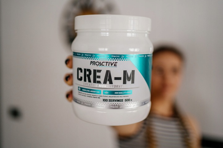 KREATYNA monohydrat SMAKOWA w proszku mono POMARAŃCZOWA ProActive 500g