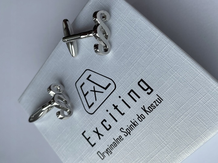 Spinki do mankietów EXC Paragraf dla Prawnika Adwokata Sędziego Notariusza