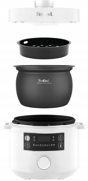 Multicooker TEFAL Turbo Cuisine CY754130 biały 5 L